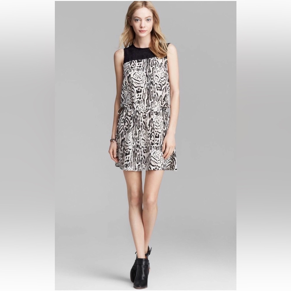 $308.00 NWT JOIE Floreal Silk Dress Size L NEW - Picture 2 of 5